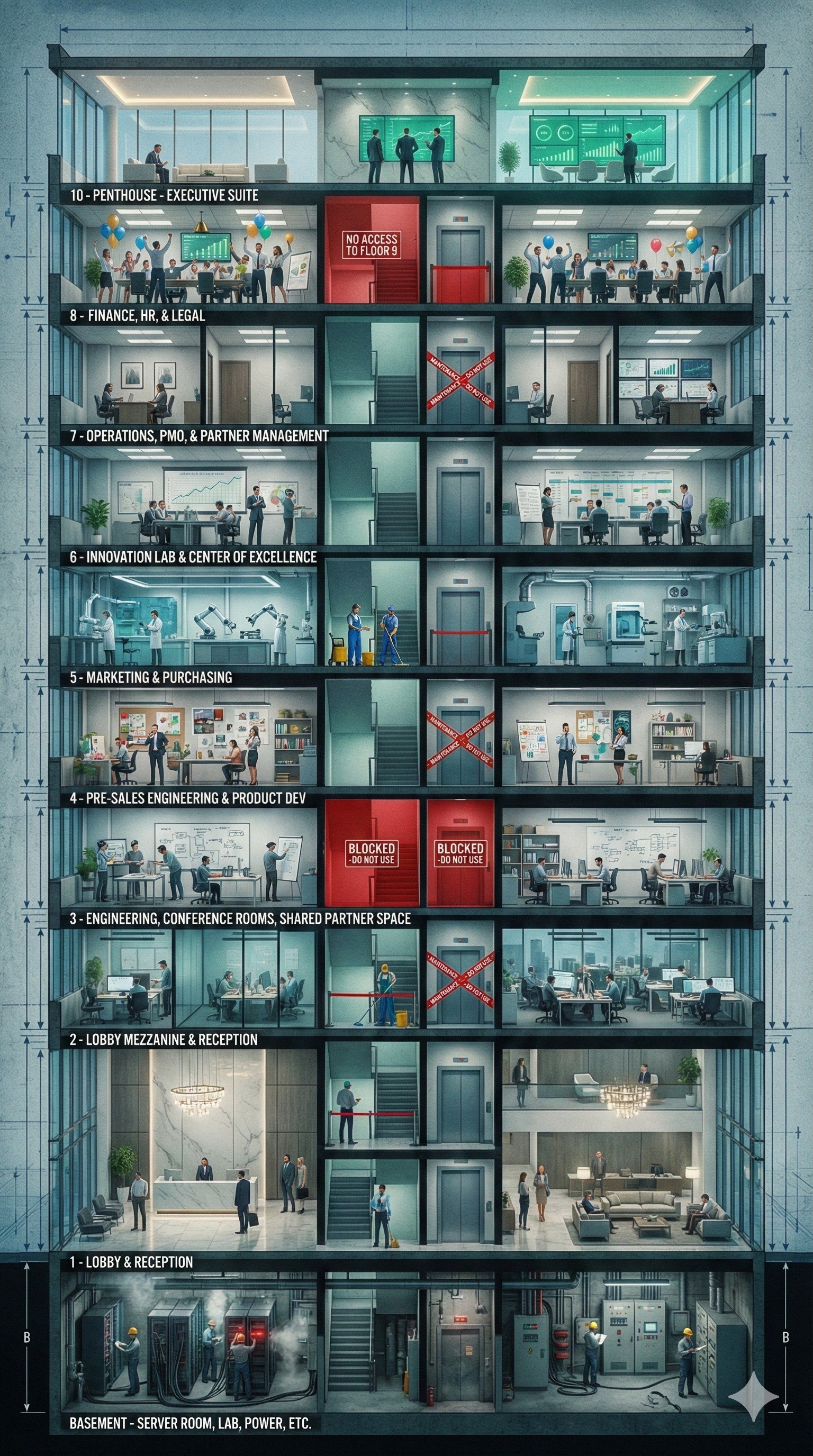 Organizational Floors